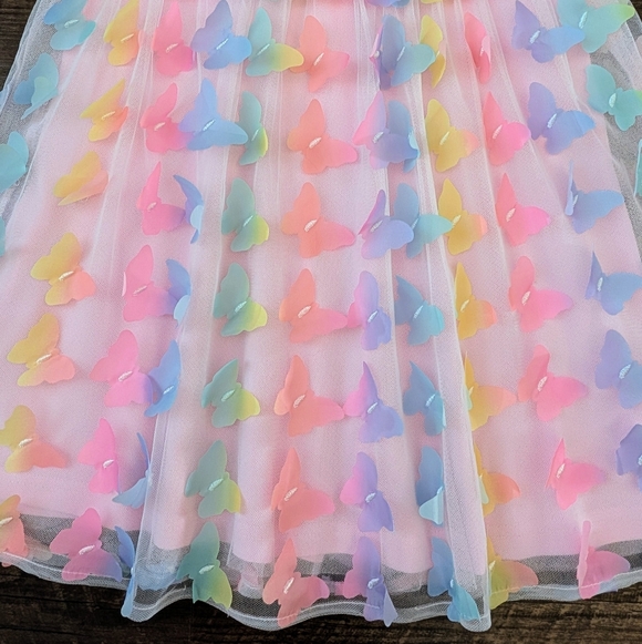 Children's Place Pink Butterfly Dress - Picture 7 of 12